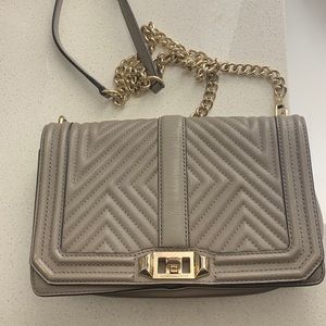 Rebecca Minkoff Quilted Chevron Love Cross Body